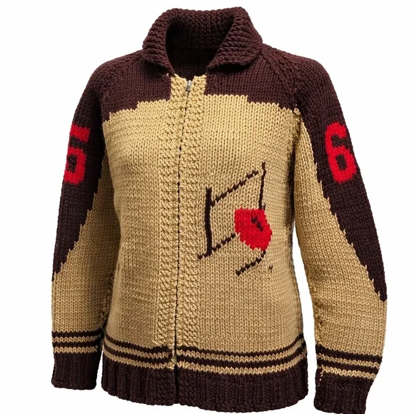 Vintage Cowichan 1950’s sweater football rugby - Picture 2 of 6